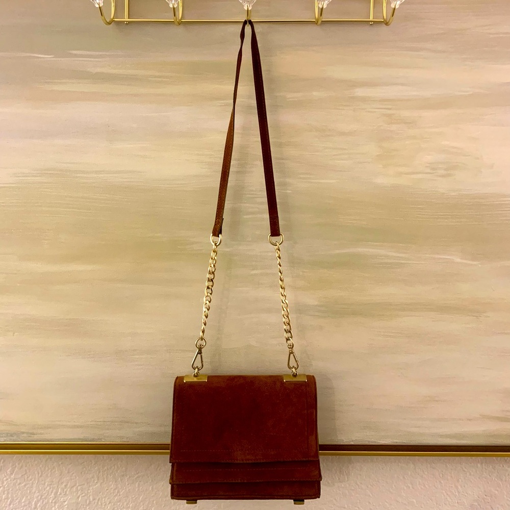 Zara leather crossbody purse